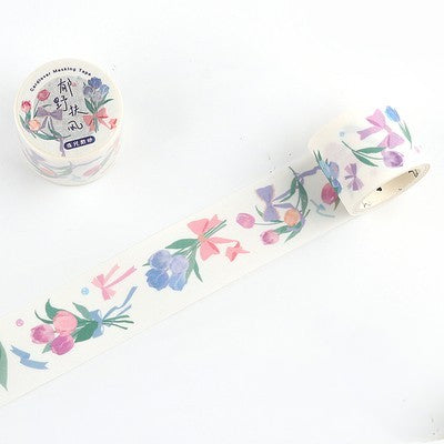 Glitter Floral Washi Tape