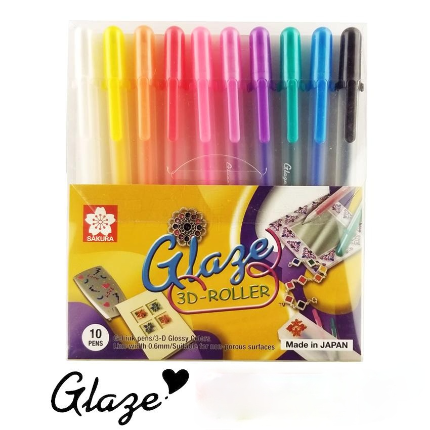Sakura Glaze 3-D Gel Pens