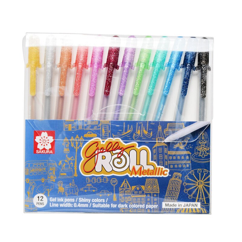 Sakura Gelly Roll 3-D Glaze Pen, Gloss White - Box of 12