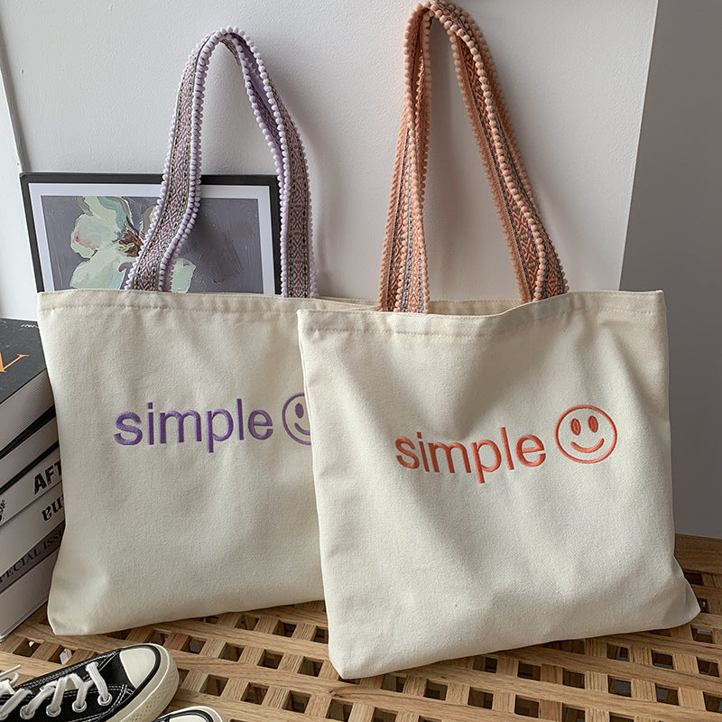 Simple Smile Tote Bag