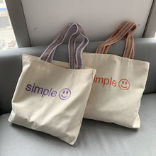 Load image into Gallery viewer, Simple Smile Tote Bag
