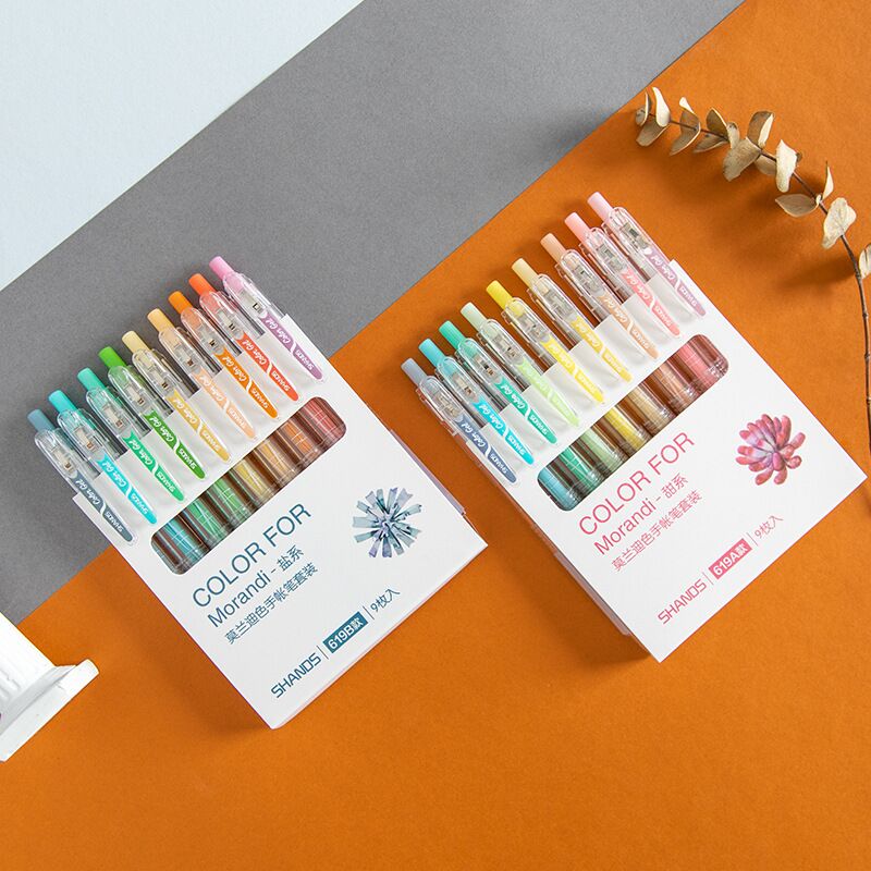 Morandi Color Series Boxed Press Gel Pen Portable Graffiti - Temu